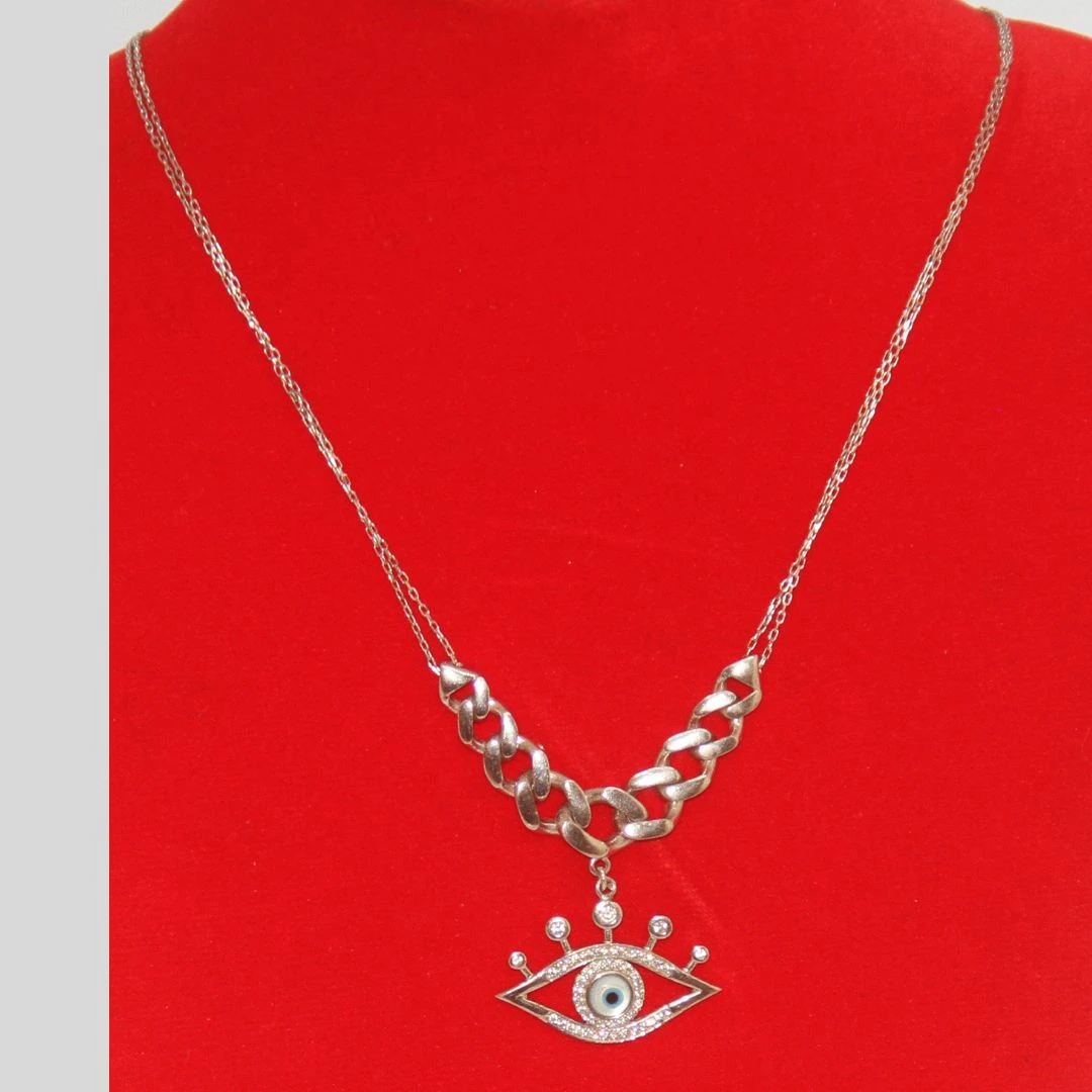 Neckchain Rodium Jewellery-9.16gm