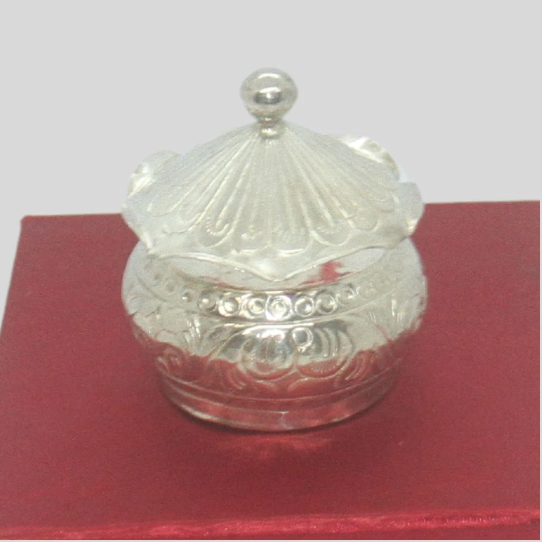 Sindur Box Silver Jewellery-73.06gm