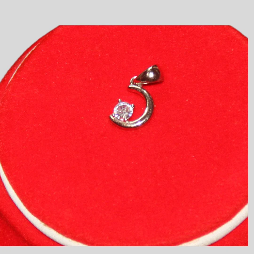 Locket Rodium Jewellery-1.06gm