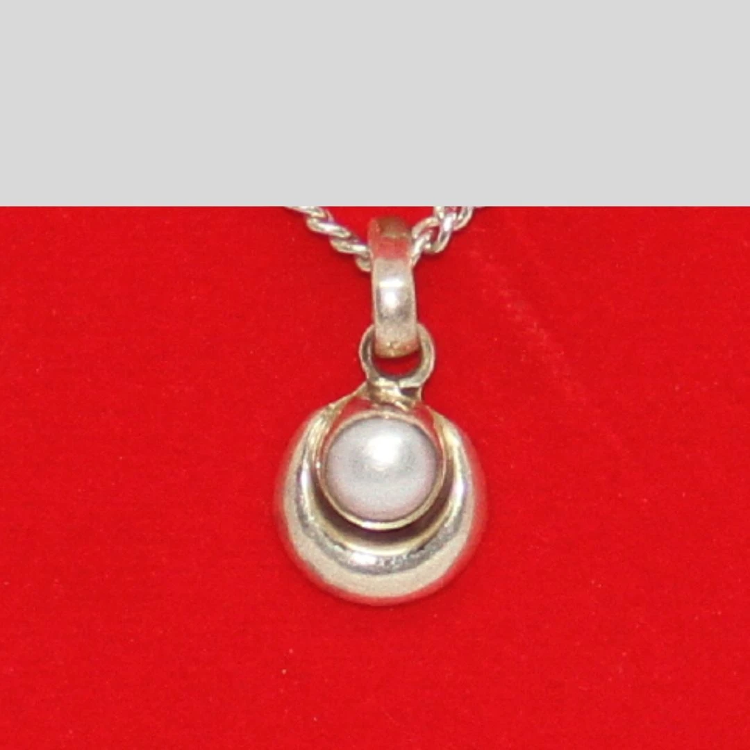 Locket Rodium Jewellery-2.18gm